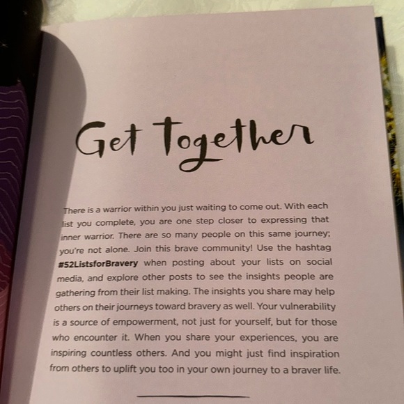 Moorea Seal 52 Lists For Bravery: Journaling Inspiration for Courage Resilience - Picture 4 of 9